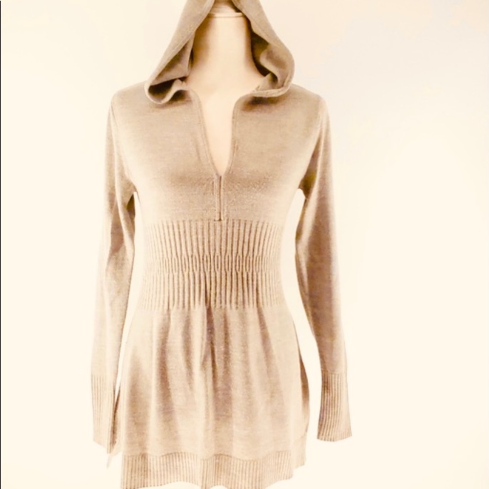 NY & Co | Fit & Flare Sweater tunic with hood
